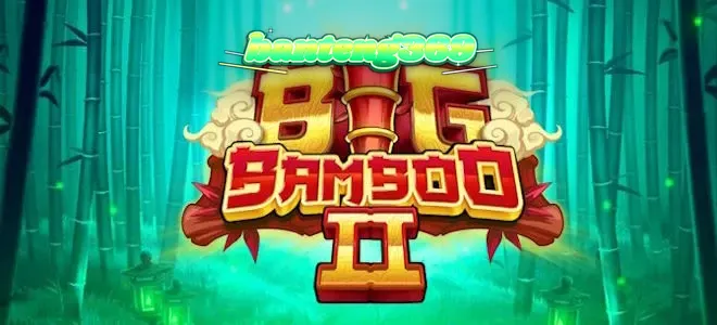 Visual hutan bambu yang tenang di layar permainan Big Bamboo 2
